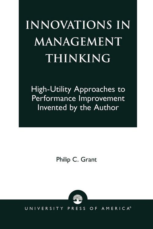 Produktbild: Innovations in Management Thinking