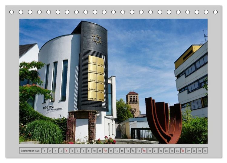 Produktbild: Mein Haus soll Bethaus genannt werden (Tischkalender 2026 DIN A5 quer), CALVENDO Monatskalender