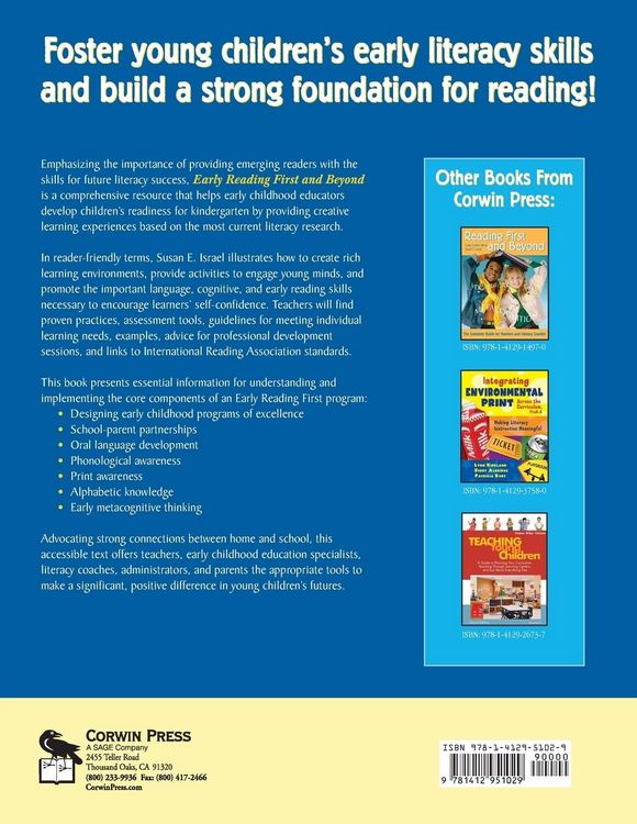 Produktbild: Early Reading First and Beyond