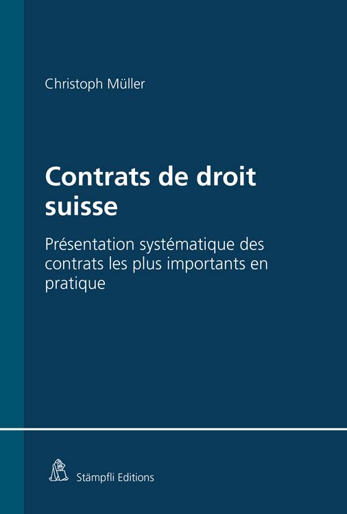 Produktbild: Contrats de droit suisse