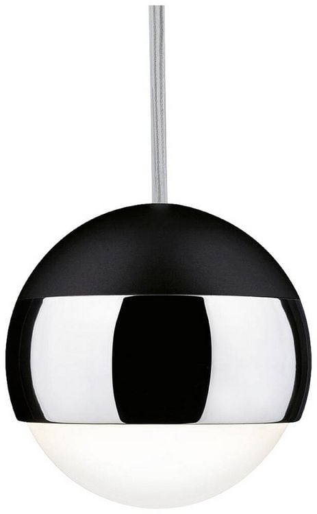Produktbild: Paulmann Pendel Capsule Hochvolt-Schienensystem-Leuchte URail LED fest eingebaut 6 W LED Schwarz (matt), Chrom
