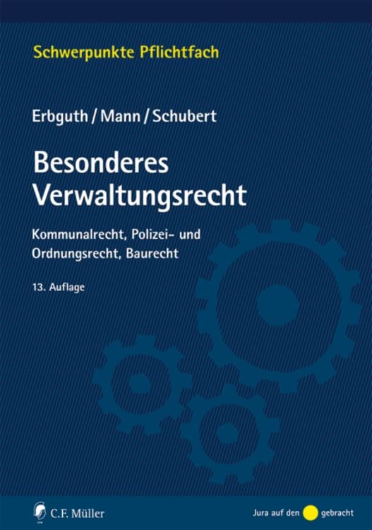 Bild vom Artikel Besonderes Verwaltungsrecht vom Autor Wilfried Erbguth