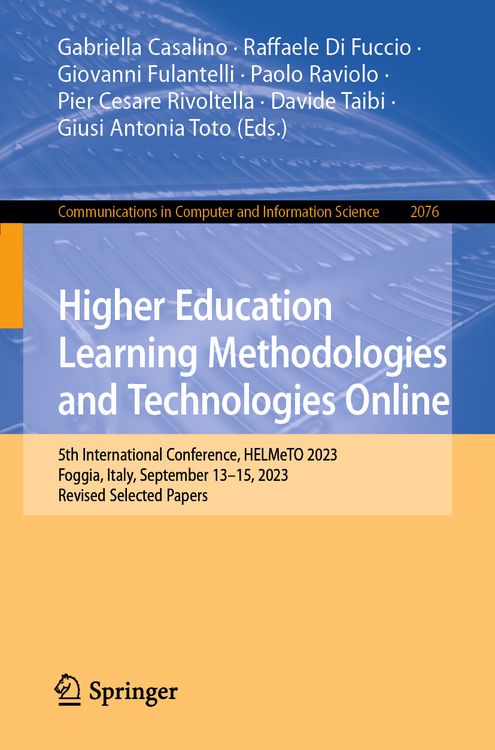 Produktbild: Higher Education Learning Methodologies and Technologies Online