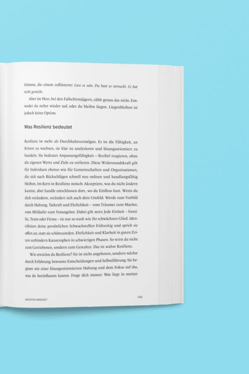 Produktbild: Mission Mindset: Dein Praxisbuch f&uuml;r klare F&uuml;hrung in unsicheren Zeiten