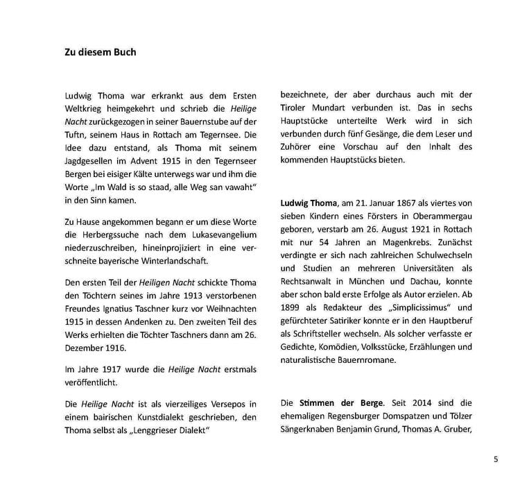 Produktbild: Ludwig Thoma &ndash; Heilige Nacht