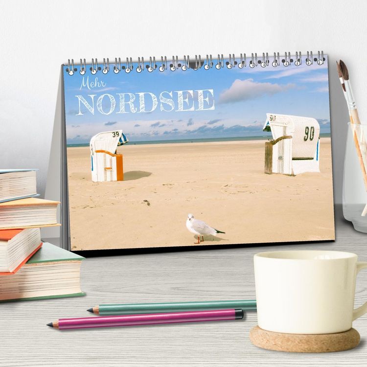 Produktbild: Mehr Nordsee (Tischkalender 2026 DIN A5 quer), CALVENDO Monatskalender