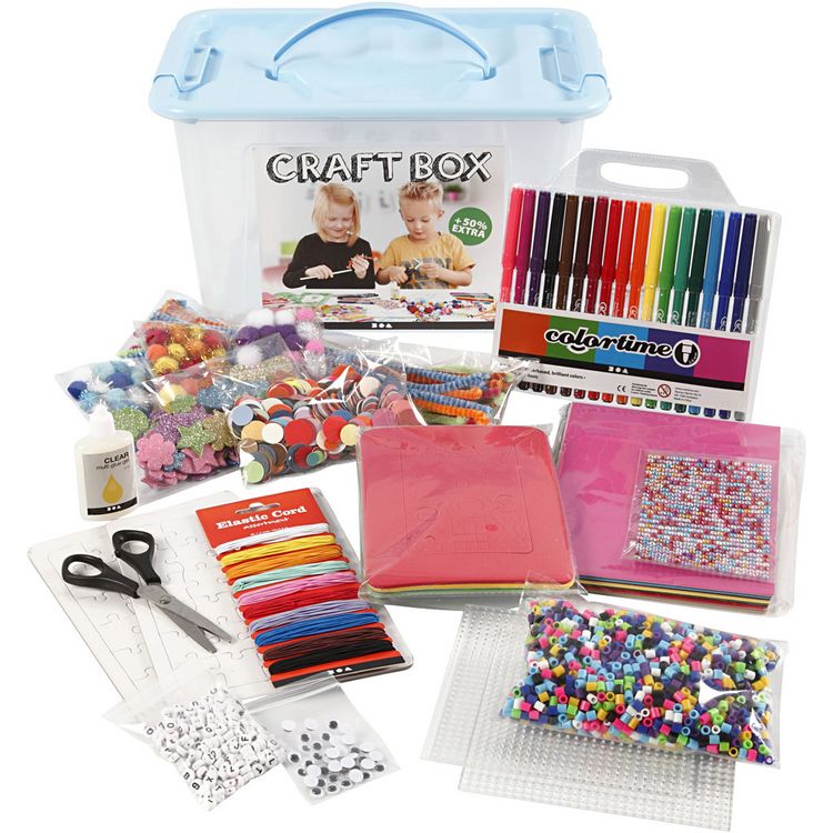 Produktbild: Creativ Company DIY Sets Basisversion Hobbybox, Sortierte Farben, 1 Stk