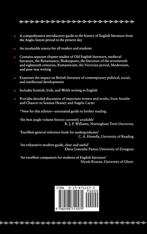 Produktbild: The Short Oxford History of English Literature