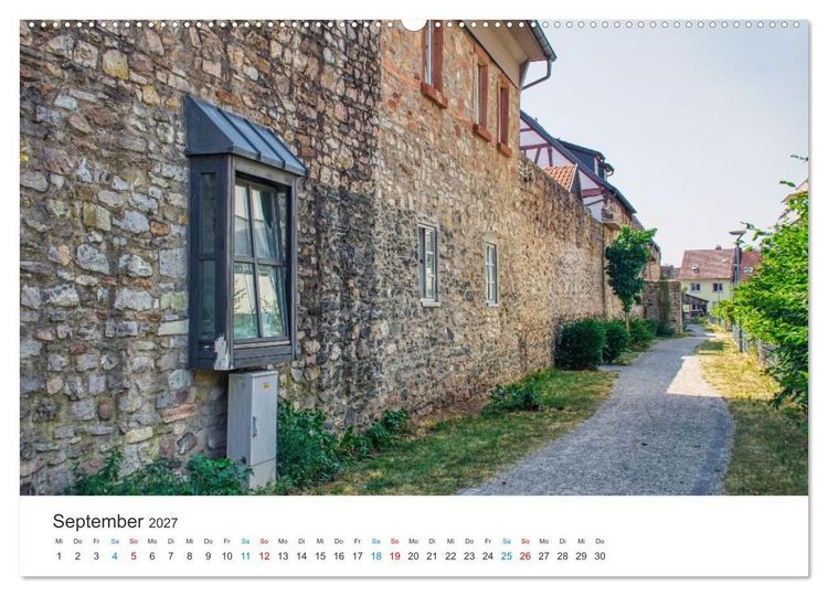 Produktbild: Babenhausen - Sch&ouml;ne Ecken und erstaunliche Besonderheiten (hochwertiger Premium Wandkalender 2027 DIN A2 quer), Kunstdruck in Hochglanz