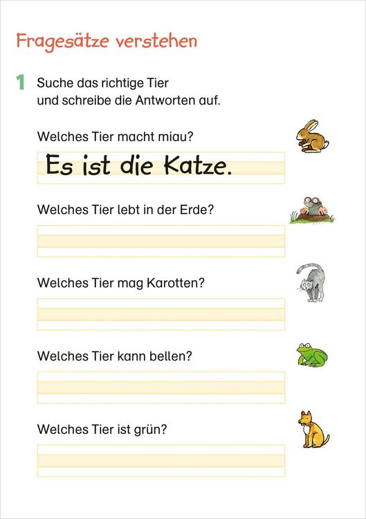 Produktbild: Fit f&uuml;rs Lesen und Schreiben 1. Klasse. Mein 5-Minuten-Block