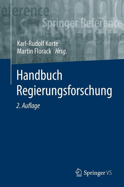 Produktbild: Handbuch Regierungsforschung