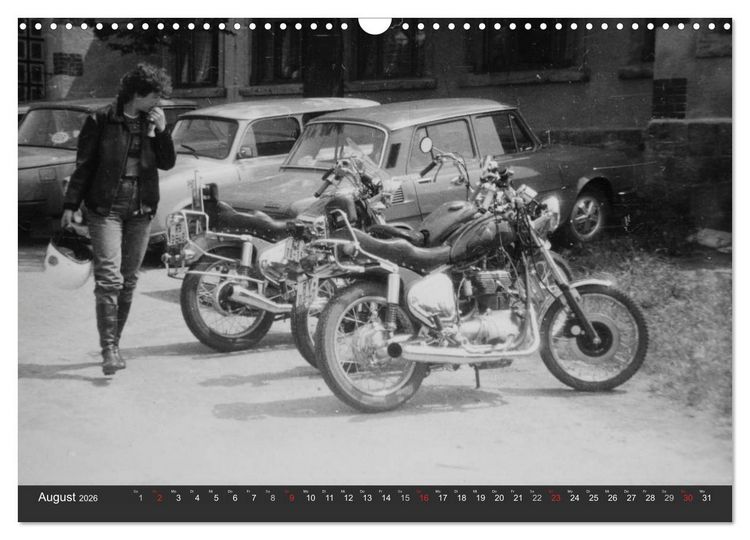 Produktbild: east Rider - Biker und Bikes aus der DDR (Wandkalender 2026 DIN A3 quer), CALVENDO Monatskalender