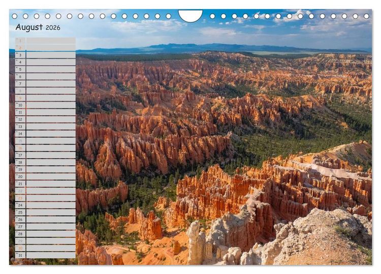 Produktbild: Die Canyons der USA (Wandkalender 2026 DIN A4 quer), CALVENDO Monatskalender