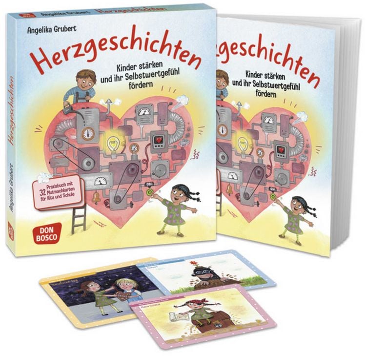 Produktbild: Herzgeschichten. Kinder st&auml;rken und ihr Selbstwertgef&uuml;hl f&ouml;rdern.