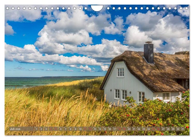 Produktbild: Vom Gebirge bis zum Meer, Alpen/Erzgebirge - Mitteldeutschland - K&uuml;ste (Wandkalender 2026 DIN A4 quer), CALVENDO Monatskalender