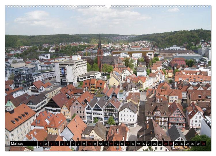 Produktbild: Heidenheim an der Brenz (Wandkalender 2026 DIN A2 quer), CALVENDO Monatskalender