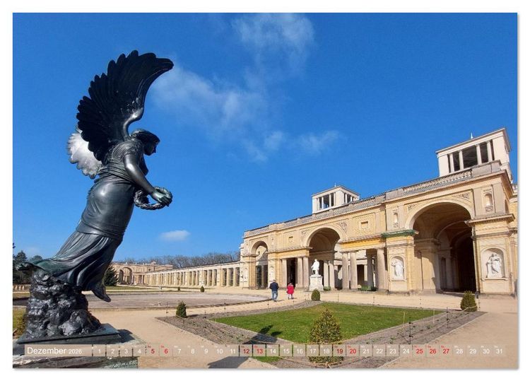 Produktbild: Sanssouci - Ohne Sorge - Schloss und Park (Tischkalender 2026 DIN A5 quer), CALVENDO Monatskalender