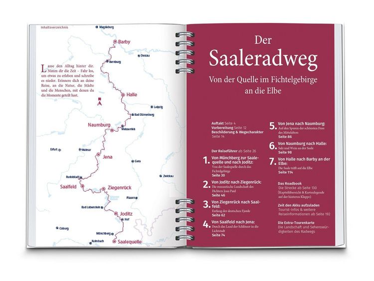 Produktbild: KOMPASS Radreisef&uuml;hrer Saaleradweg
