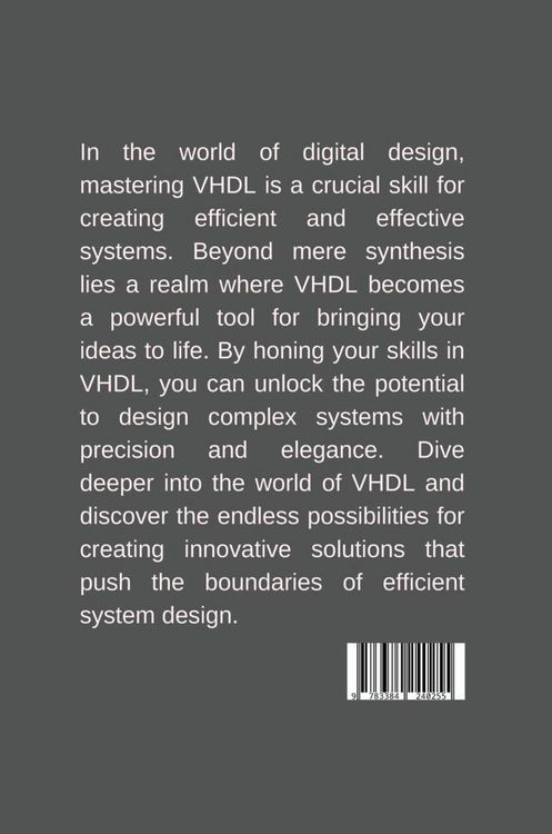 Produktbild: Beyond Synthesis: Mastering VHDL for Efficient System Design