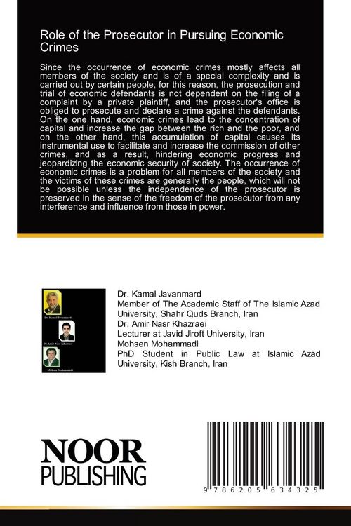 Produktbild: Role of the Prosecutor in Pursuing Economic Crimes
