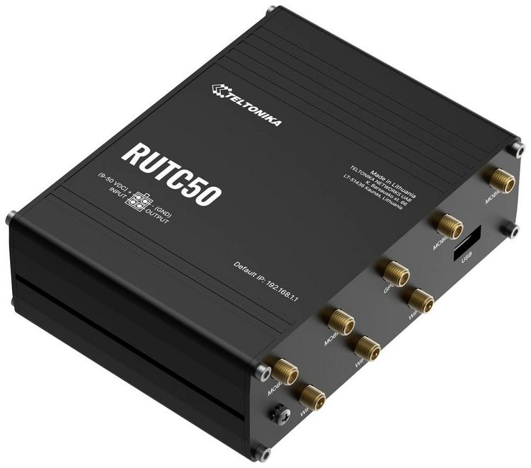Produktbild: Teltonika RUTC50 WLAN Router 2.4 GHz, 5 GHz