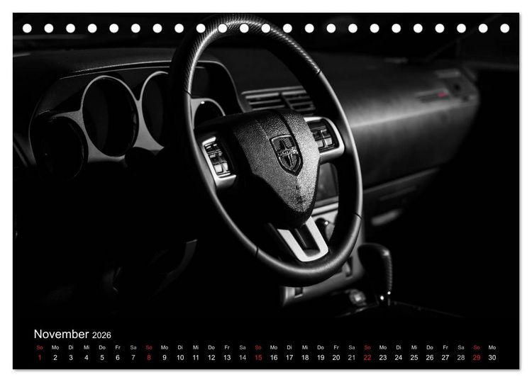 Produktbild: Dodge Challenger SRT8 (Tischkalender 2026 DIN A5 quer), CALVENDO Monatskalender