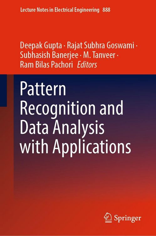 Produktbild: Pattern Recognition and Data Analysis with Applications
