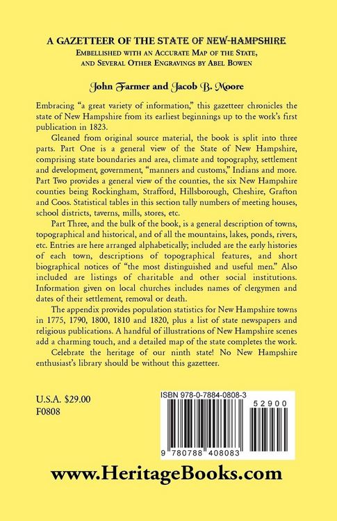 Produktbild: Gazetteer of the State of New Hampshire