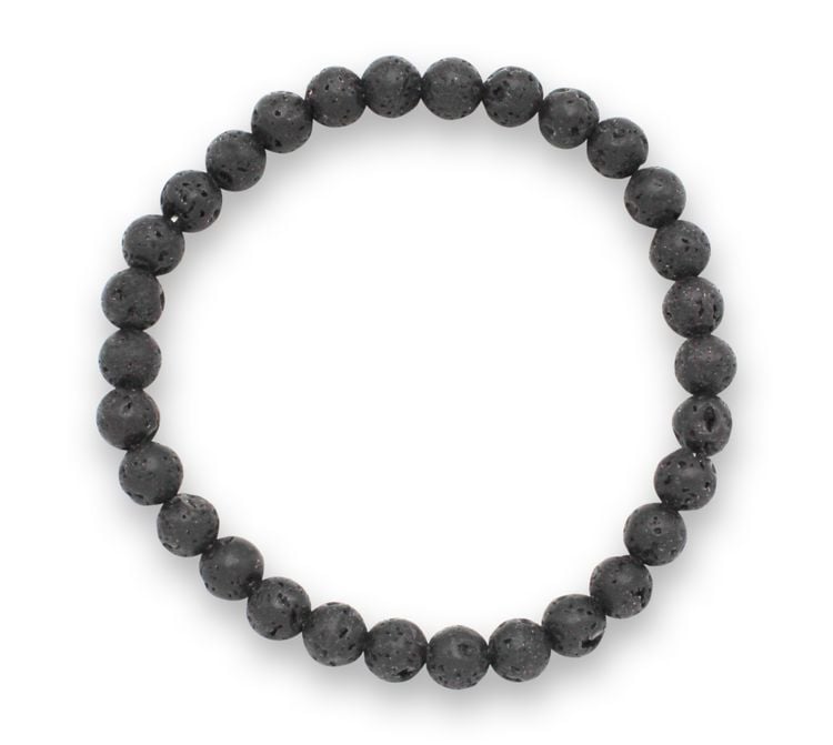 Produktbild: Lavastein Edelsteinarmband 6mm, J749-34