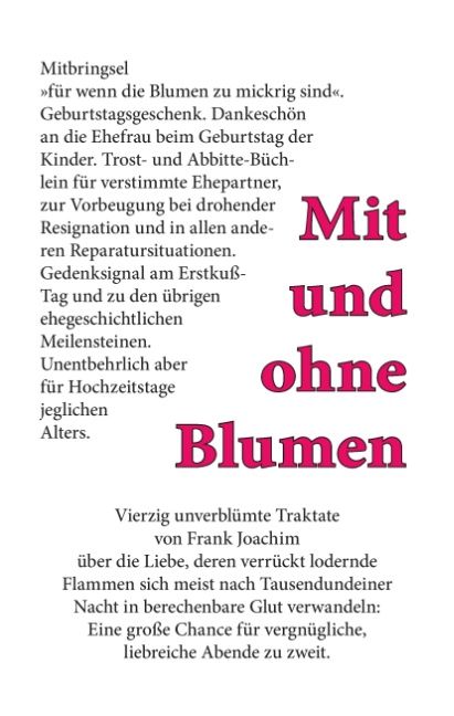 Produktbild: Mit und ohne Blumen
