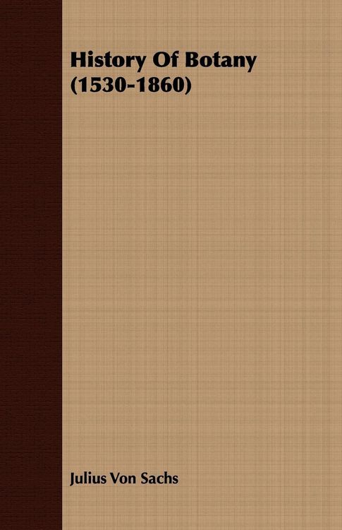 Produktbild: History Of Botany (1530-1860)