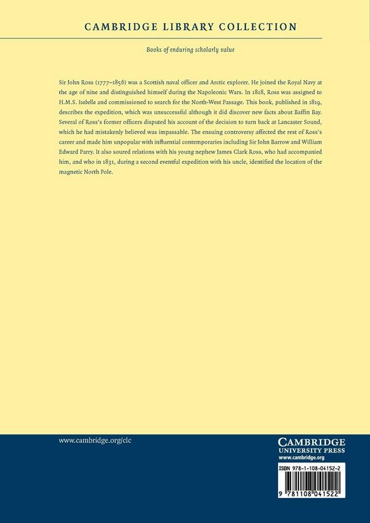 Produktbild: A Voyage of Discovery, Made Under the Orders of the Admiralty, in His Majesty's Ships Isabella and Alexander