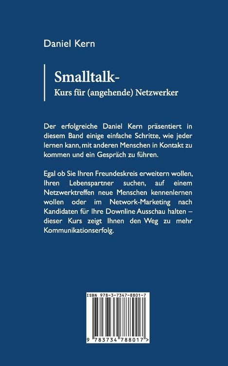 Produktbild: Smalltalk-Kurs f&uuml;r (angehende) Netzwerker