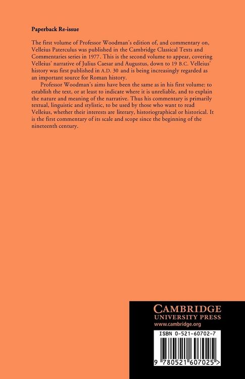 Produktbild: Velleius Paterculus