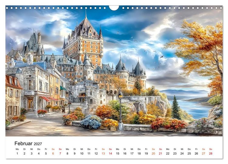 Produktbild: Kanada - Weite, Wasser, Wunder (Wandkalender 2027 DIN A3 quer), CALVENDO Monatskalender