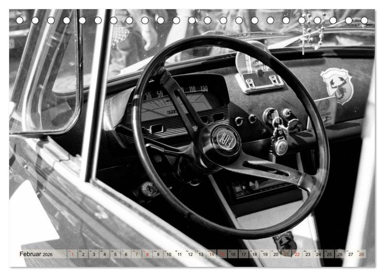 Produktbild: il Cinquecento - Details im Fokus - im Look eines legend&auml;ren Analogfilms (Tischkalender 2026 DIN A5 quer), CALVENDO Monatskalender