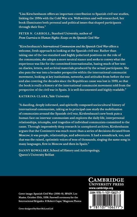 Produktbild: International Communism and the Spanish Civil War