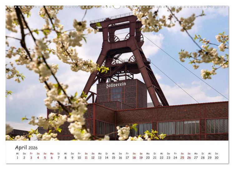 Produktbild: Heimat Entdecken - Ruhrgebiet (Wandkalender 2026 DIN A2 quer), CALVENDO Monatskalender