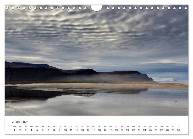 Produktbild: Landschaftstr&auml;ume in den Westfjorden (Wandkalender 2026 DIN A4 quer), CALVENDO Monatskalender