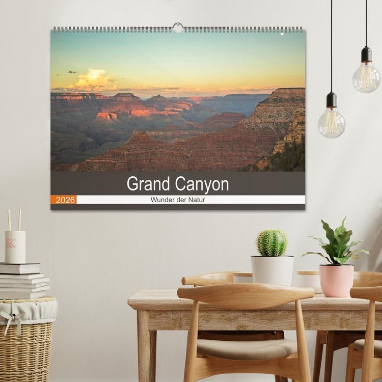Produktbild: Grand Canyon - Wunder der Natur (Wandkalender 2026 DIN A2 quer), CALVENDO Monatskalender