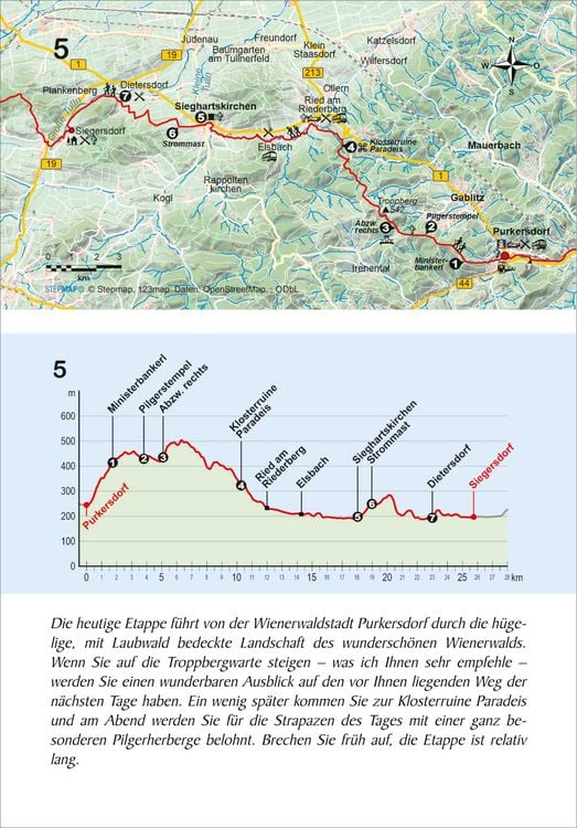 Produktbild: &Ouml;sterreich: Jakobsweg von Wolfsthal nach Rankweil
