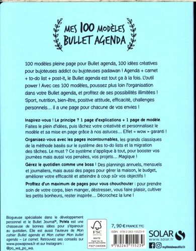 Produktbild: Mes 100 mod&egrave;les Bullet agenda