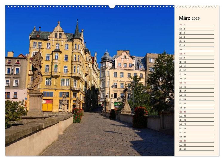 Produktbild: Glatz - Hauptstadt der Grafschaft Glatz (hochwertiger Premium Wandkalender 2026 DIN A2 quer), Kunstdruck in Hochglanz
