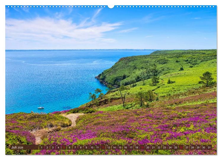 Produktbild: Crozon - Faszinierende Halbinsel im Westen der Bretagne (Wandkalender 2026 DIN A2 quer), CALVENDO Monatskalender
