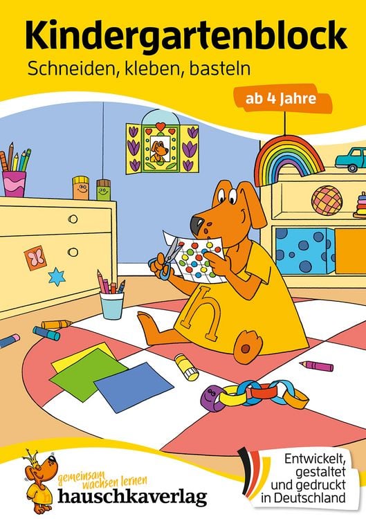 Produktbild: Kindergartenblock ab 4 Jahre - Schneiden, kleben, basteln