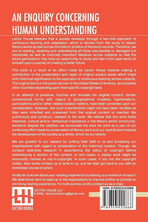 Produktbild: An Enquiry Concerning Human Understanding