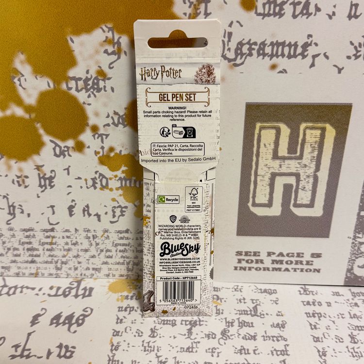 Produktbild: Harry Potter - Gelstift 4er Set