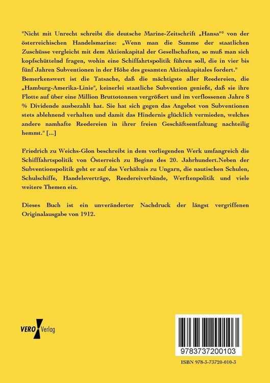 Produktbild: &Ouml;sterreichische Schiffahrtspolitik