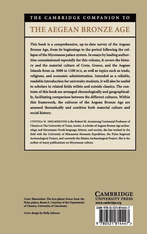 Produktbild: The Cambridge Companion to the Aegean Bronze Age