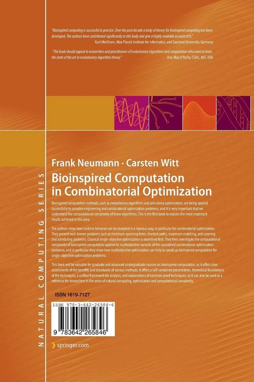Produktbild: Bioinspired Computation in Combinatorial Optimization